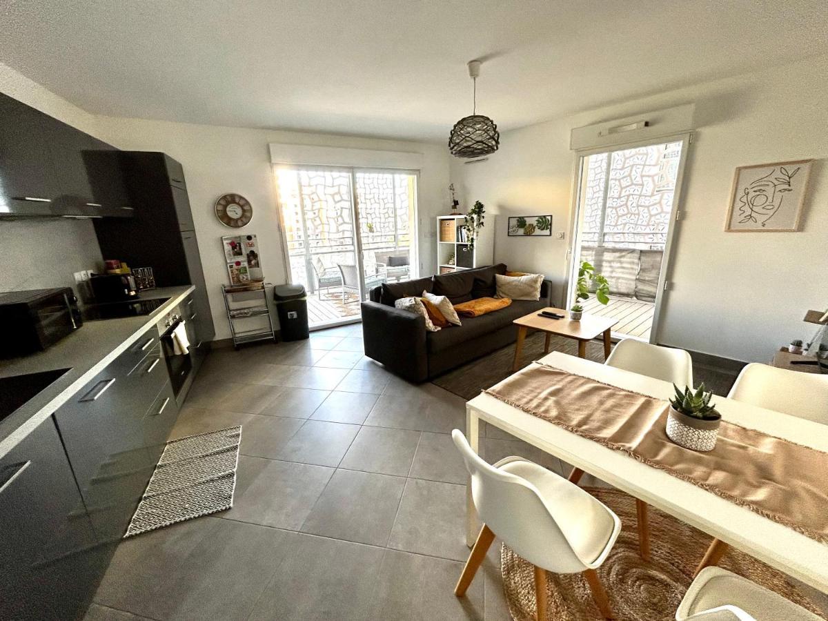 Appartement Cosy - Port Marianne - Garage Sous Sol มงต์เปอลิเยร์ ภายนอก รูปภาพ